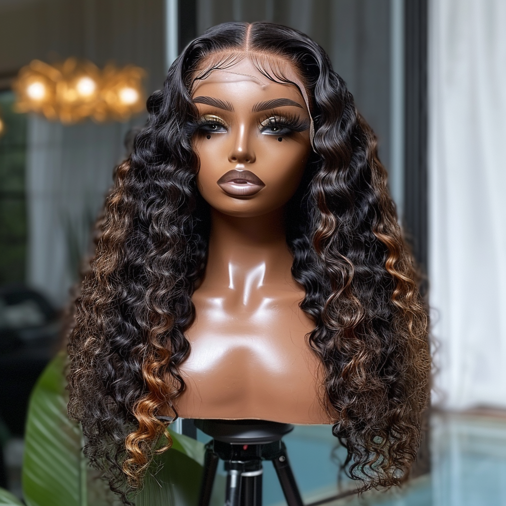 13x6 Frontal Curly Wigs