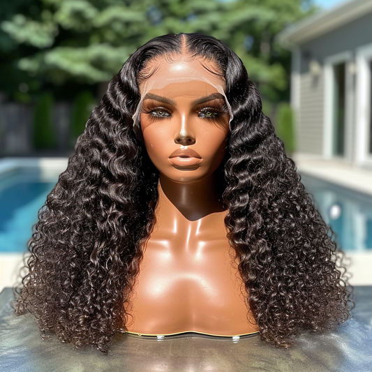 13x4 Frontal Curly Wigs